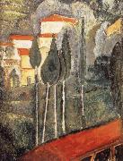 Amedeo Modigliani Landscape in the midi Spain oil painting artist